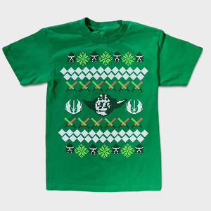 Star Wars Yoda Cross-Stitch, Needlepoint Christmas, Holiday, Winter T-Shirt